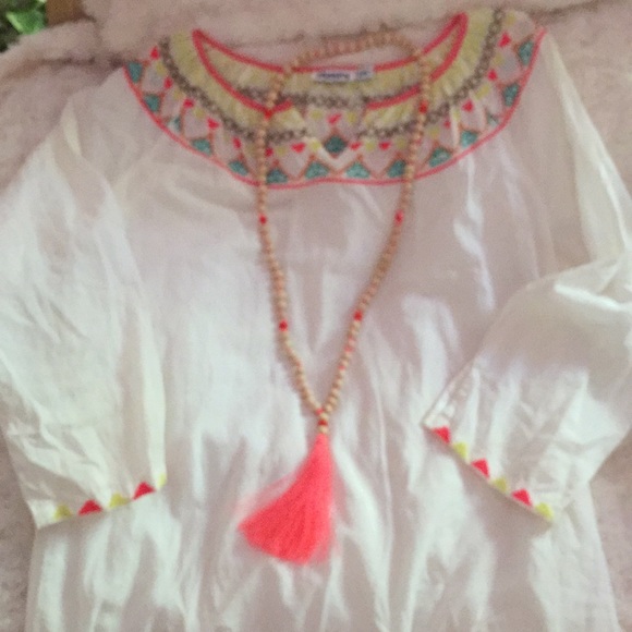 Boden smocked/cross stitched tunic - Picture 7 of 8